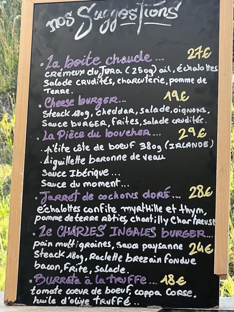 Le Chalet - Menu Image 1